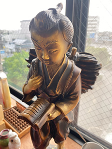 二宮金次郎氏の銅像