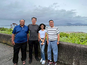 Tanayaさんを白浜町に案内