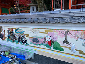 紀三井寺「春子稲荷」絵画制作