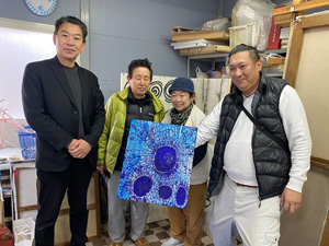 岡崎先生のアトリエ