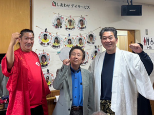 戦国最強一座 慰問活動