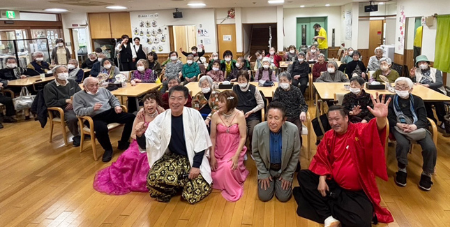 戦国最強一座となのはな会 慰問活動