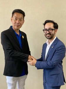 ホアン・カルロス・ポラス フロリダ州下院議員と懇談