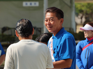 市長選出馬の挨拶