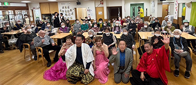 戦国最強一座となのはな会 慰問活動